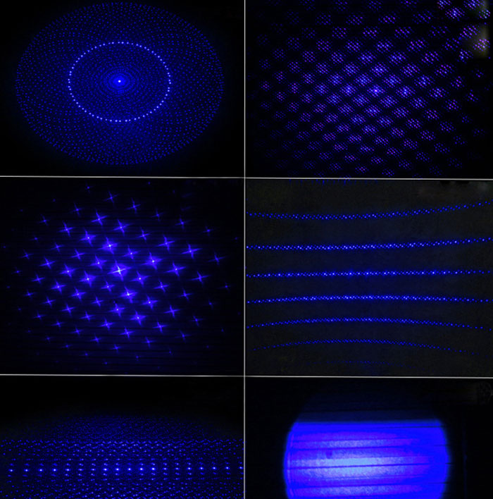 5in1満天の星状 高出力青色レーザー防水