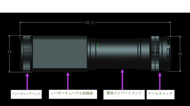 10000mwブルーレーザーポインター