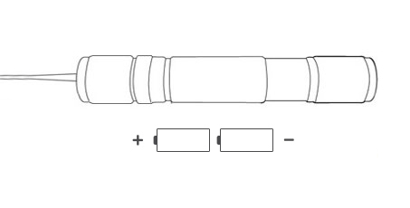 レーザーポインターバッテリー