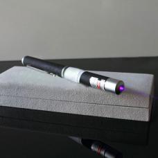 50mw 405nm 青紫色 ペン型レーザーボインター ブルーバイオレット安全なレーザーポインター指示棒